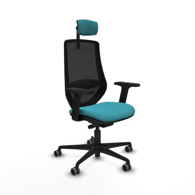 Chaise de Bureau Piqueras y Crespo D036G2W Turquoise