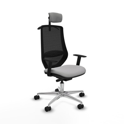 Chaise de Bureau Piqueras y Crespo D086N2H Gris clair