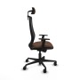 Chaise de Bureau Piqueras y Crespo D036N2W Noir Brun foncé