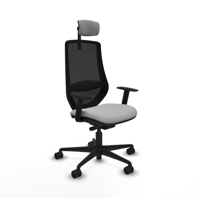 Chaise de Bureau Piqueras y Crespo D036N2W Gris clair