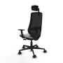 Chaise de Bureau Piqueras y Crespo D036N2W Gris clair