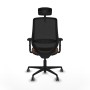 Chaise de Bureau Piqueras y Crespo D036G2W Noir Brun foncé