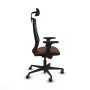 Chaise de Bureau Piqueras y Crespo D036G2W Noir Brun foncé