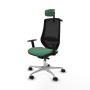 Chaise de Bureau Piqueras y Crespo D086N2H Vert émeraude