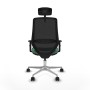 Chaise de Bureau Piqueras y Crespo D086N2H Vert émeraude