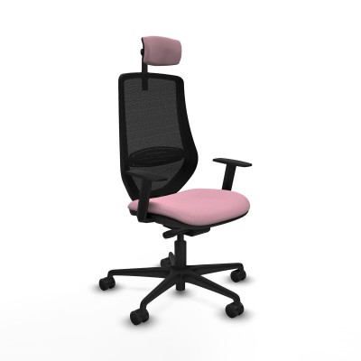 Chaise de Bureau Piqueras y Crespo D036N2W Rose