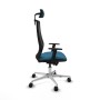 Chaise de Bureau Piqueras y Crespo D086N2W Noir Vert pétrole