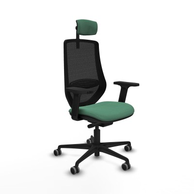 Chaise de Bureau Piqueras y Crespo D036G2W Vert émeraude