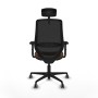 Office Chair Piqueras y Crespo D036G2H Black Dark brown