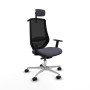 Chaise de Bureau Piqueras y Crespo D086N2H Gris foncé