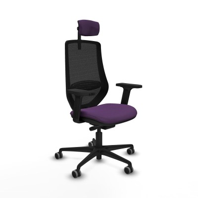 Chaise de Bureau Piqueras y Crespo D036G2W Violet