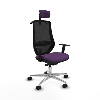 Chaise de Bureau Piqueras y Crespo D086N2H Violet