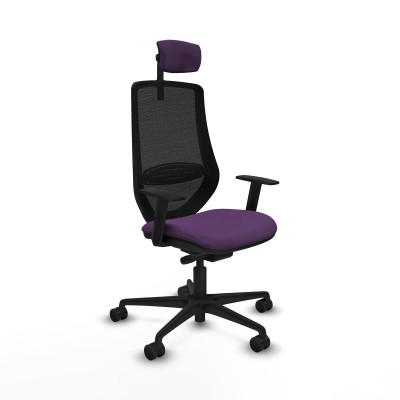 Chaise de Bureau Piqueras y Crespo D036N2W Violet