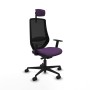 Chaise de Bureau Piqueras y Crespo D036N2W Violet