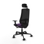 Chaise de Bureau Piqueras y Crespo D036N2W Violet