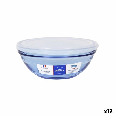 Bol Duralex Marine Bleu 17 cm Avec couvercle (12 Unités)