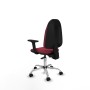 Chaise de Bureau Algarra AS Piqueras y Crespo B2D05RN Bordeaux