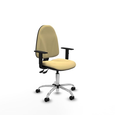 Chaise de Bureau Algarra AS Piqueras y Crespo B1D05RN Crème