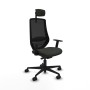 Chaise de Bureau Piqueras y Crespo D036N2W Noir