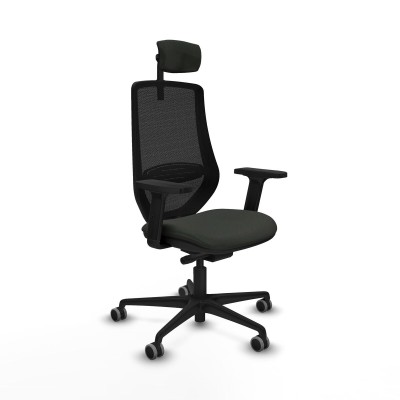 Chaise de Bureau Piqueras y Crespo D036G2W Noir