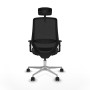 Chaise de Bureau Piqueras y Crespo D086N2W Noir