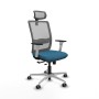 Chaise de Bureau Piqueras y Crespo 1B086G2 Gris Vert pétrole