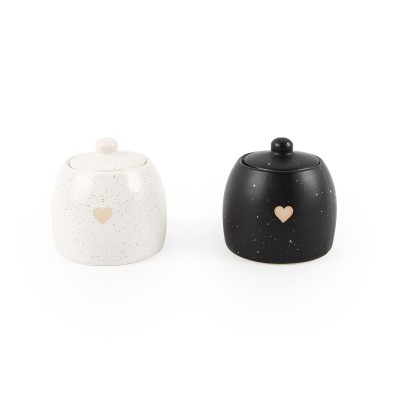 Sugar Bowl Versa Stoneware 6,9 x 8,9 x 6,9 cm