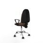 Chaise de Bureau Algarra CPDM Piqueras y Crespo BFN05RN Brun foncé