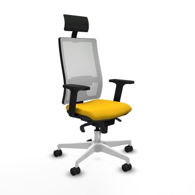 Chaise de Bureau Piqueras y Crespo 2D026N1 Jaune
