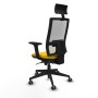 Chaise de Bureau Piqueras y Crespo 2D066G1 Jaune