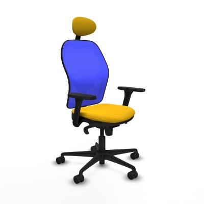 Chaise de Bureau Piqueras y Crespo 3D036N1 Jaune
