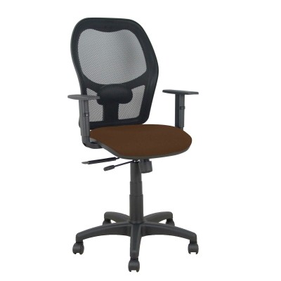 Chaise de Bureau Alocén Piqueras y Crespo 3B10CRN Noir Brun foncé