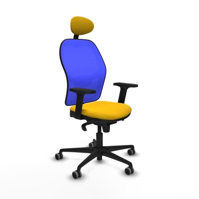 Chaise de Bureau Piqueras y Crespo 2D036G1 Jaune