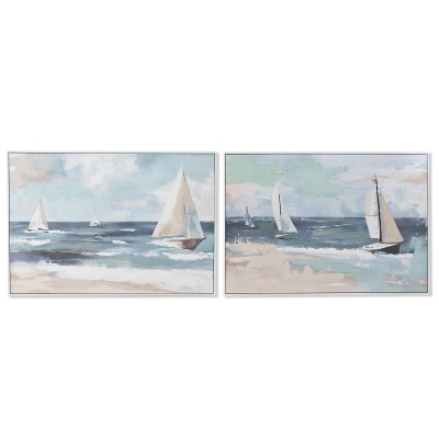 Cadre Home ESPRIT méditerranéen 100 x 4 x 70 cm (2 Unités)