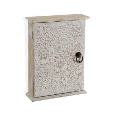 Boîte Décorative Versa Akantha Bois (7,5 x 28 x 21 cm)