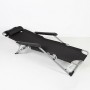 Sun-lounger Aktive Black 153 x 33 x 47 cm