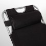 Sun-lounger Aktive Black 153 x 33 x 47 cm