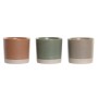 Appetizer Set DKD Home Decor 28 x 18,8 x 1,5 cm Porcelain Multicolour Bamboo 10 Pieces Scandinavian