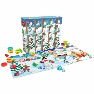 Calendrier de l’Avent Play-Doh Plastique Noël (24 Pièces)