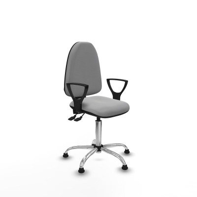 Chaise de Bureau Aýna Asincro Piqueras y Crespo BFN05RT Gris clair