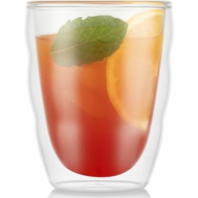 Set of glasses Bodum 250 ml Transparent Borosilicate Glass Smooth 2 Pieces (2 Units)