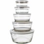 Récipient de Conservation des Aliments Menastyl Rond 150 ml 400 ml (5 Unités)