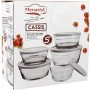 Récipient de Conservation des Aliments Menastyl Rond 150 ml 400 ml (5 Unités)