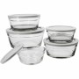 Récipient de Conservation des Aliments Menastyl Rond 150 ml 400 ml (5 Unités)