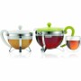 Teapot Bodum Black 1,3 ml Glass Plastic