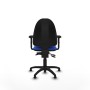 Chaise de Bureau Piqueras y Crespo Aýna AS bali azul brazos 2D base poliamida topes Bleu