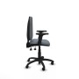 Chaise de Bureau Piqueras y Crespo Aýna AS bali gris brazos 2D base poliamida ruedas autofrenantes 50mm Gris