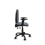 Chaise de Bureau Piqueras y Crespo Aýna AS bali gris brazos 2D base poliamida ruedas nailon 50mm Gris