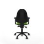 Office Chair Piqueras y Crespo Aýna AS bali pistacho brazos 2D base poliamida ruedas nailon 50mm Pistachio