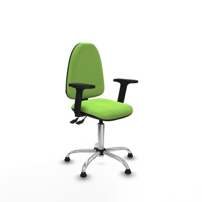 Office Chair Piqueras y Crespo Aýna AS bali pistacho brazos 2D base cromada topes Pistachio